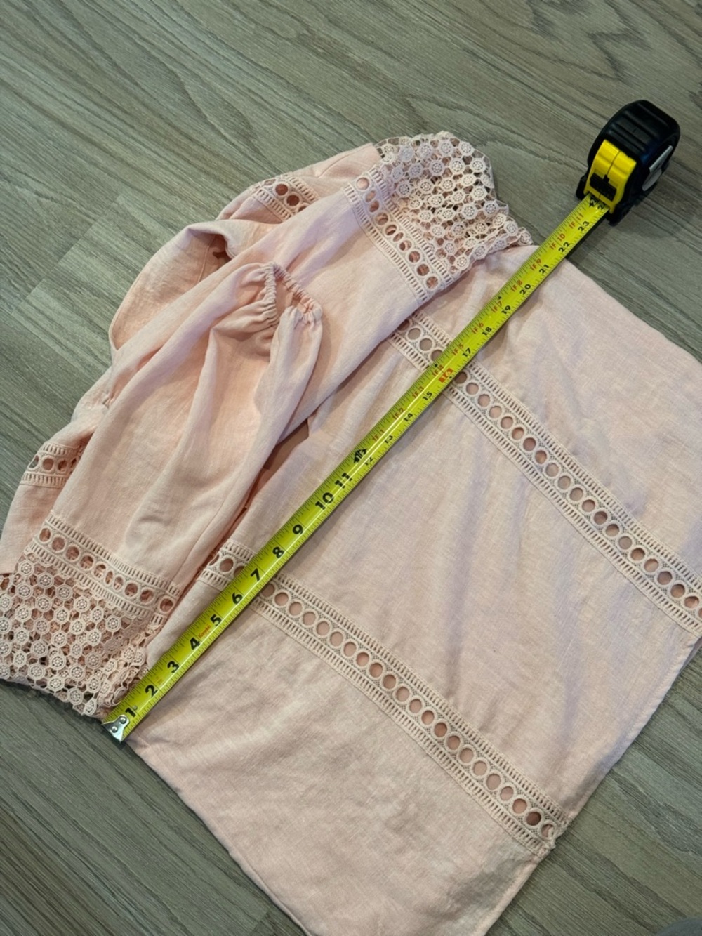Tuckernuck Pink Eyelet Jane Blouse Small Top - Picture 6 of 8
